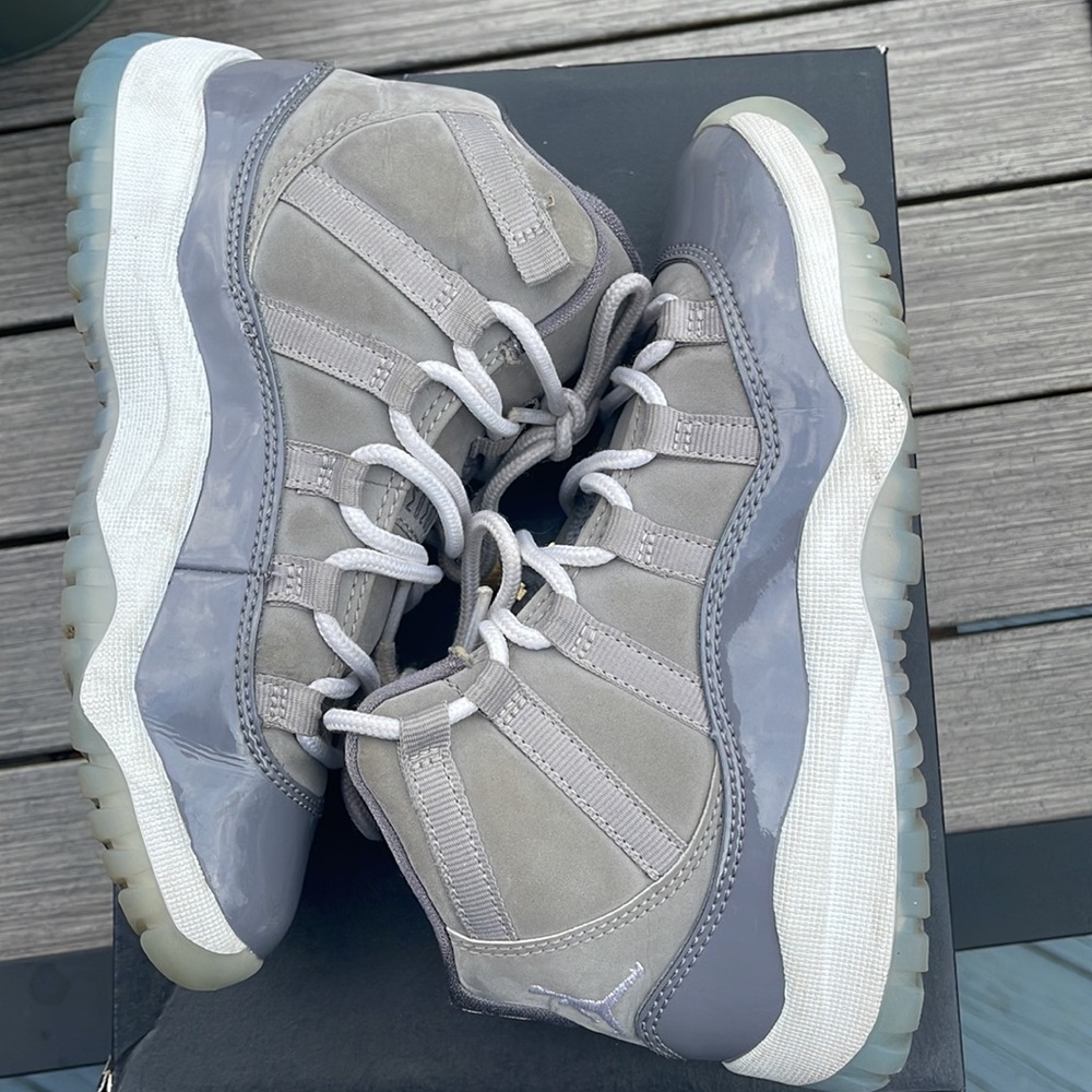 Jordan 12 cool grey preschool